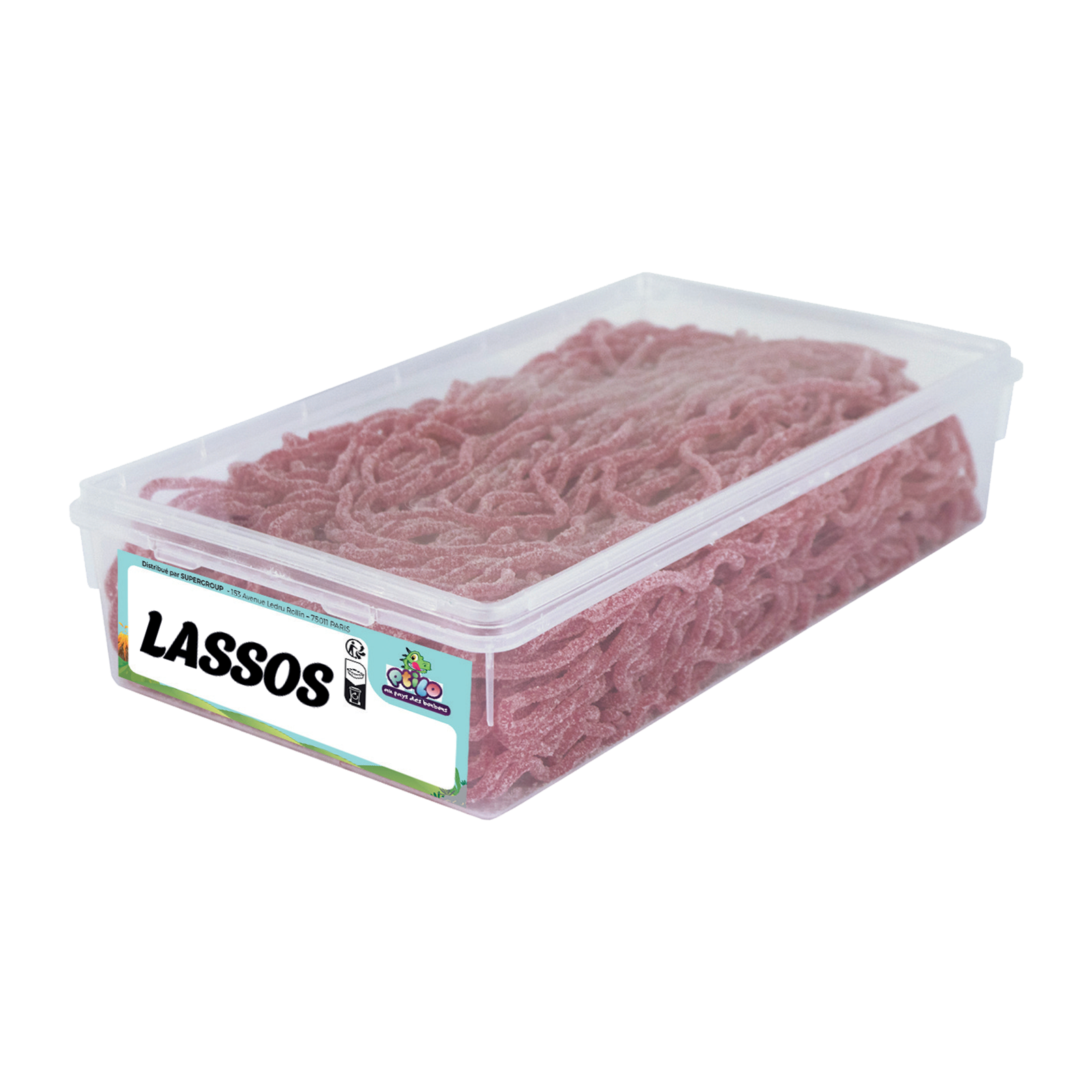 Lassos acidulé fraise ( les 10 )