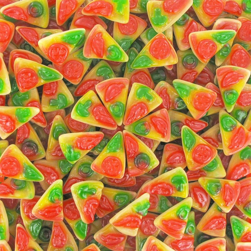 Parts de pizza lisse Halal