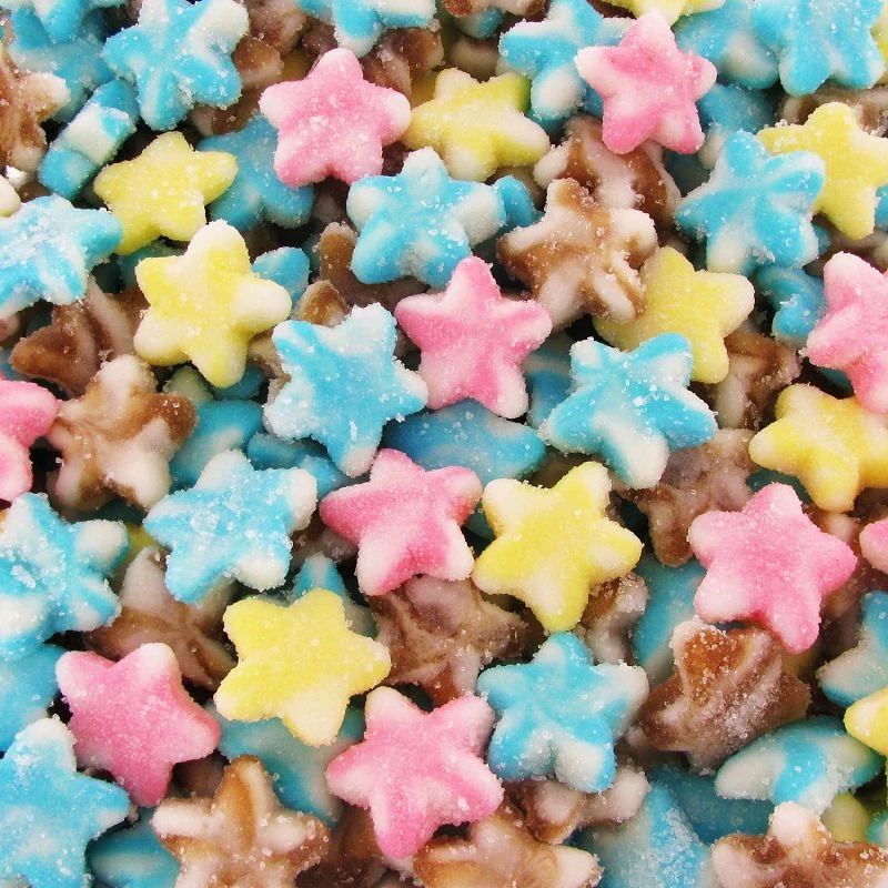 Etoiles Twist mix couleurs Halal