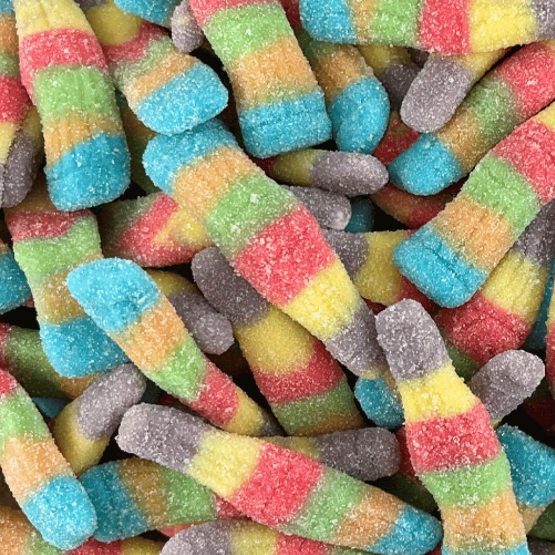 Bouteilles Multicolores Acidulée Halal