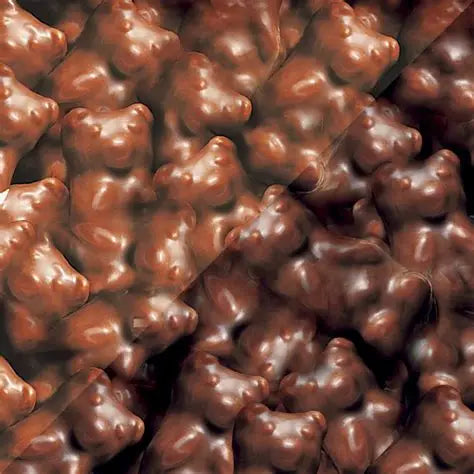 Oursons guimauve chocolat noir XL