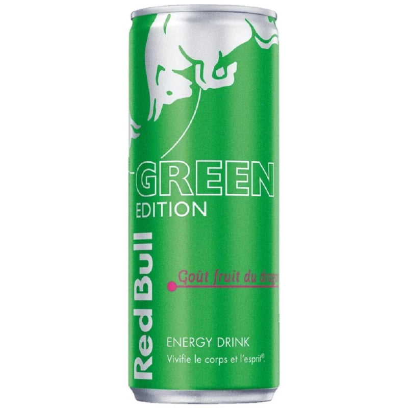 Red Bull green édition Fruit du dragon